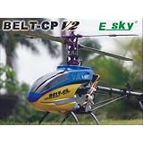 eSky Belt CP V2 Carbon Fiber 6 Channel Helicopter - Full Metal, Brushless Motor, LiPO...