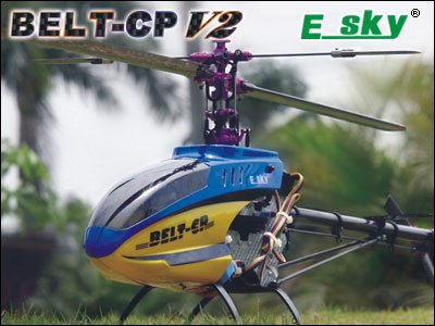 eSky Belt CP V2 Carbon Fiber 6 Channel Helicopter - Full Metal, Brushless Motor, LiPO Battery