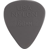 Dunlop Nylon Standard Pick Packs, .60mm/Gray