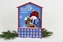 Snowman Christmas Wooden Advent Calendar Holiday Decor