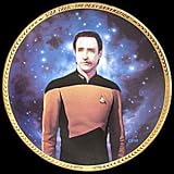 Star Trek :The Next Generation Limited Edition Plate~Lieutenant Commander Data