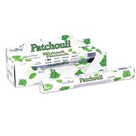 1 Display Box Containing 6 Tubes of Patchouli Incense Sticks (120 Sticks in total)