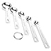 Kollea Stainless Steel Measuring Spoons for Dry and Liquid Ingredients, 5 Pieces Set