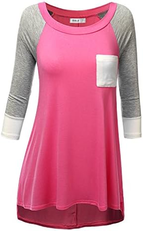 SJSP Womens Beaded Top Bead Neckline Keep The Pace Half Zip Stunning Thumb Loose Fit Top,Small,S