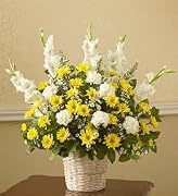 Floral Flowers - Sympathy Floor Basket - Small