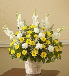 Flowers - Sympathy Floor Basket - Small