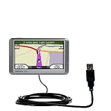 Classic Straight USB Cable for the Garmin Nuvi 200 with Power Hot Sync and Charge capabilities - Gomadic Brand w/ TipExchange Technology