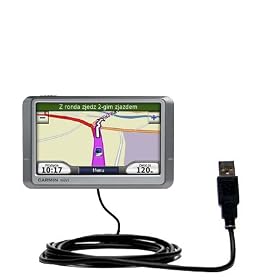 Classic Straight USB Cable for the Garmin Nuvi 200 with Power Hot Sync and Charge... by Gomadic for the Garmin Nuvi 200