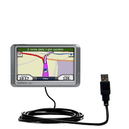 Classic Straight USB Cable for the Garmin Nuvi 200 200W- with Power Hot Sync and Charge capabilities - uses Gomadic TipExchange Technology