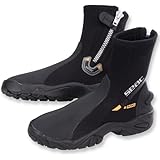 Seac 6mm Super-Stretch Zippered Hard Sole Dive Boots Booties