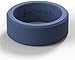 Silicone Wedding Ring for Men - Navy Blue - 