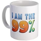 I AM THE 99% OWS Occupy Wall Street Protest Ceramic Coffee Cup Mug
