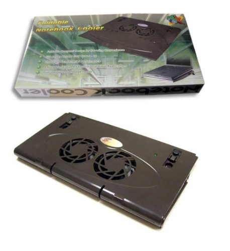 Logisys Foldable Laptop Cooling Pad  Fan Speed 