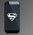 (2X) Superman - Cell Phone Sticker - Mobile - Decal - Die Cut
