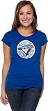 Toronto Blue Jays Women's Primary Logo Fashion Cap Sleeve Tee