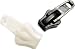 ZipperStop Wholesale Authorized Distributor YKKÂ® Bimini Top YKK #10 Slider 100% Plastic Color White