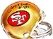 Jerry Rice Autographed San Fransisco 49ers NFL Mini Helmet