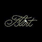 Flirt-rhinestud - Sayings and Quotes Women's Cut T-Shirt