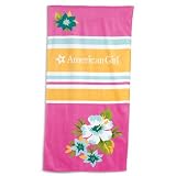 American Girl Hibiscus Beach Towel 30 x 60