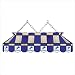 Imperial Detroit Lions Licensed 40-Inch Rectangular Stained Glass Billiard Table Light