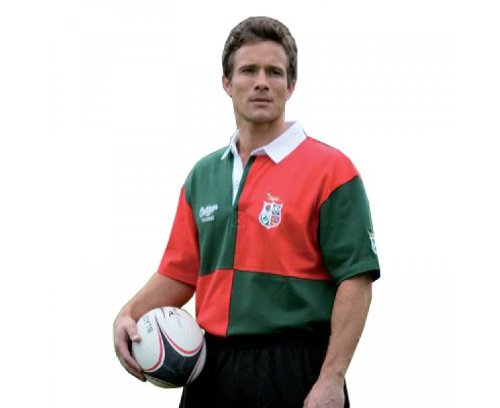 COTTON TRADERS Men's Lions-SA Quartered Jersey, M
