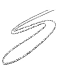16" Baby Rope Chain in 14K White Gold