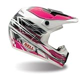 41NpILTpSjL. SL160  Bell Powersports SC R Vector Off Road/Motocross Bike Helmet   Pink/Silver