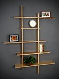 Deluxe Tall Floating Five Shelf