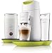Philips HD7874/10 Senseo Twist & Milk Kaffeepadmaschine mit Milchaufschäumer (Touch-Display)  lime yellow-weiß
