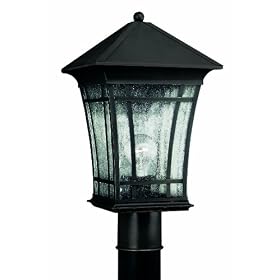Thomas Lighting Sl9087-63 Hancock One-Light Outdoor Post Lantern, Painted Bronze