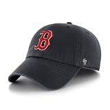 MLB Boston Red Sox Mens 47 Brand Home Clean Up Cap, Navy, One-Size