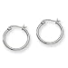 Stainless Steel 16mm Diameter Hoop Earrings