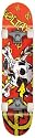 Voltage Skulls Complete Skateboard - Red