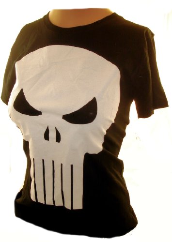  Punisher Ladies T-Shirt - The Marvel Comics Hero Logo