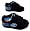 Heelys Girls Dreamer Black/blue Lace Up One Wheel Skate Shoes