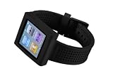 HEX HX1005-BLCK Sport Watch Band for iPod Nano Gen 6 (Black)