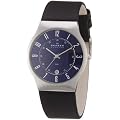 Skagen Designs Men's Leather Analogue Watch 233XXLSLN with Blue Dial