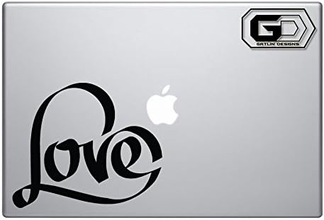 Loving Heart High Quality Vinyl Macbook Laptop PC Computer Decal Stickers