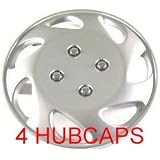 14 SET OF 4 HUBCAPS 94-97 HONDA CIVIC WHEEL COVERS DESIGN ARE UNIVERSAL HUB CAPS FIT... by Discount Wheel Covers