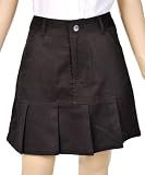 French Toast Pleated Twill Skort