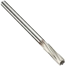 Alvord Polk 127-1 High-Speed Steel Chucking Reamer, Right Hand Spiral Flute, Round Shank, Uncoated Finish