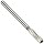 Alvord Polk 127-1 High-Speed Steel Chucking Reamer, Right Hand Spiral Flute, Round Shank, Uncoated Finish