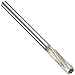 Alvord Polk 127-1 High-Speed Steel Chucking Reamer, Right Hand Spiral Flute, Round Shank, Uncoated Finish