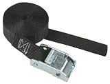 Security Chain Company CC1412 Blue 2-8' Premium 1 Polyester Web Strap Utility Lashing Strap with Easy Release Cam Buckle