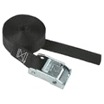 Security Chain Company CC1412 Blue 2-8' Premium 1" Polyester Web Strap Utility Lashing Strap with Easy Release Cam Buckle