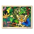 Melissa & Doug Deluxe Wooden 48- Piece Jigsaw Puzzle - Rainforest