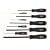Bondhus 74699 Set of 9 Balldriver Screwdrivers with ProHold Tip, ProGuard Finish, sizes 1.5-10mm