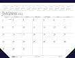 House of Doolittle Desk Pad Calendar 12 Months January 2012 to December 2012, 22 x 17 Inch, Leatherette Strip at the Top, Recycled (HOD150HD)