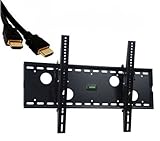 VideoSecu Tilting Wall Mount Bracket for Philips 42PFl7432d 42 Flat Screen LCD HDTV TV with Free 7ft HDMI Cable