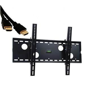VideoSecu MP501B tilt arm wall mounts fits most 37 - 50 inch Plasma flat panel LCD TV including SAMSUNG 37 40 42 50 SONY 37 40 52 58 LG 37 40 42 PANASONIC 37 48 50 55 SHARP 37 42 with free 7ft HDMI cable